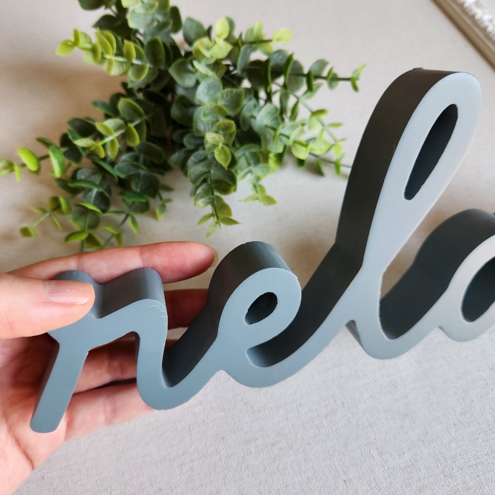 Decor - wooden sign gray relax - Picture 3 of 7